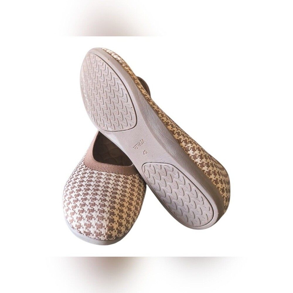 Vivaia Ballet Flats Round Toe Claire 42, 11 US Houndstooth Comfort Packable - Picture 9 of 9
